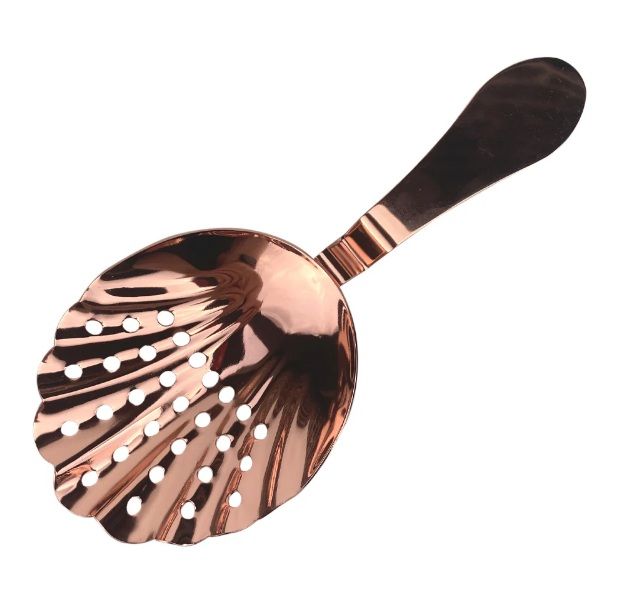 Shell Julep Strainer Copper_0