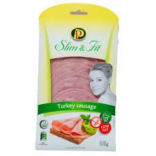 Perutnina Ptuj Slim & Fit Low Fat Turkey Sausage Slices - gluten free_0