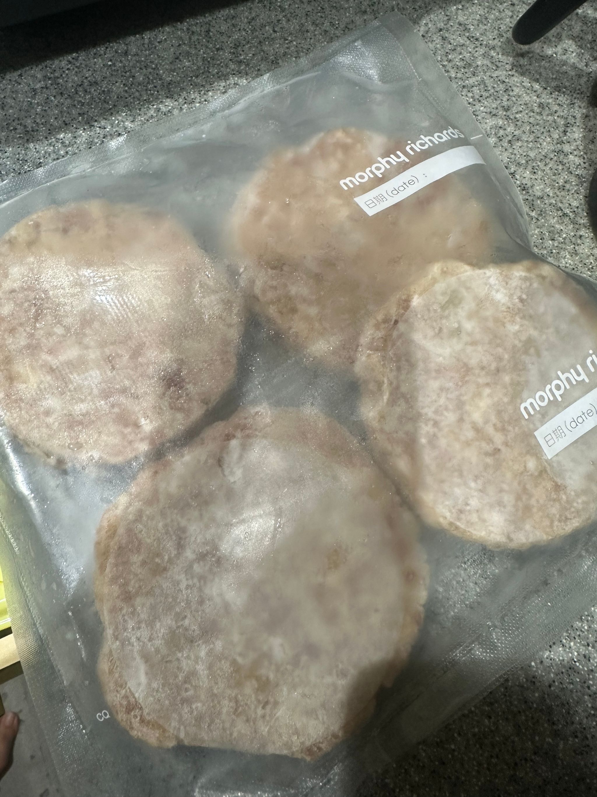 Vacuumed packed pork burger patty (500gm) 4 patties_0