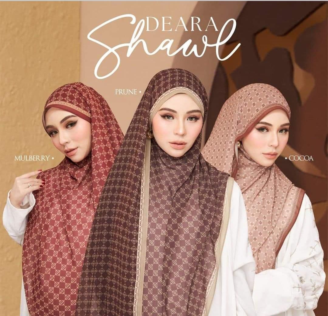 Printed premium Chiffon Shawl by Deara_1