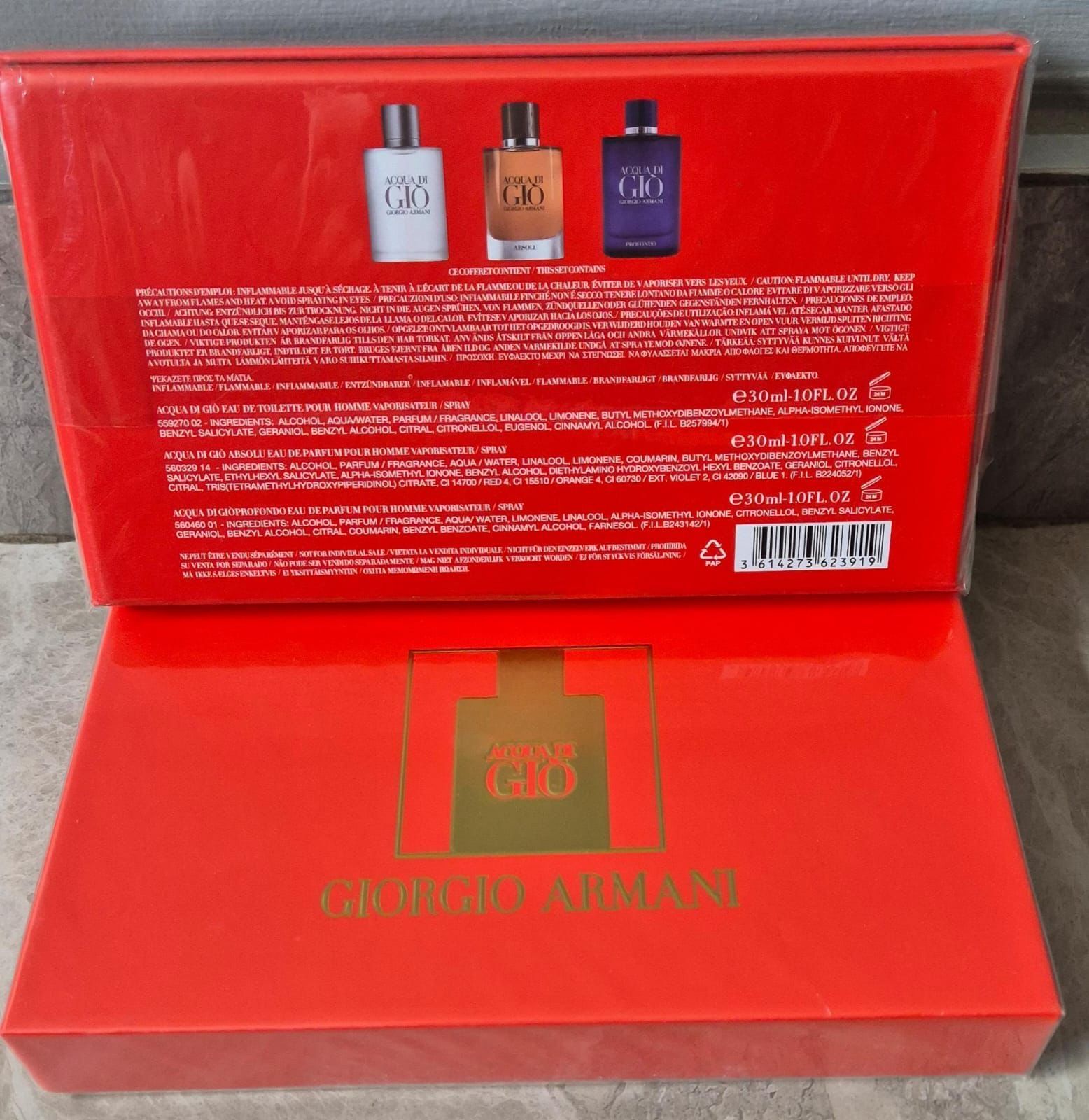 Giorgio Armani Acqua Gio 3 x 30ml Gift Set _0