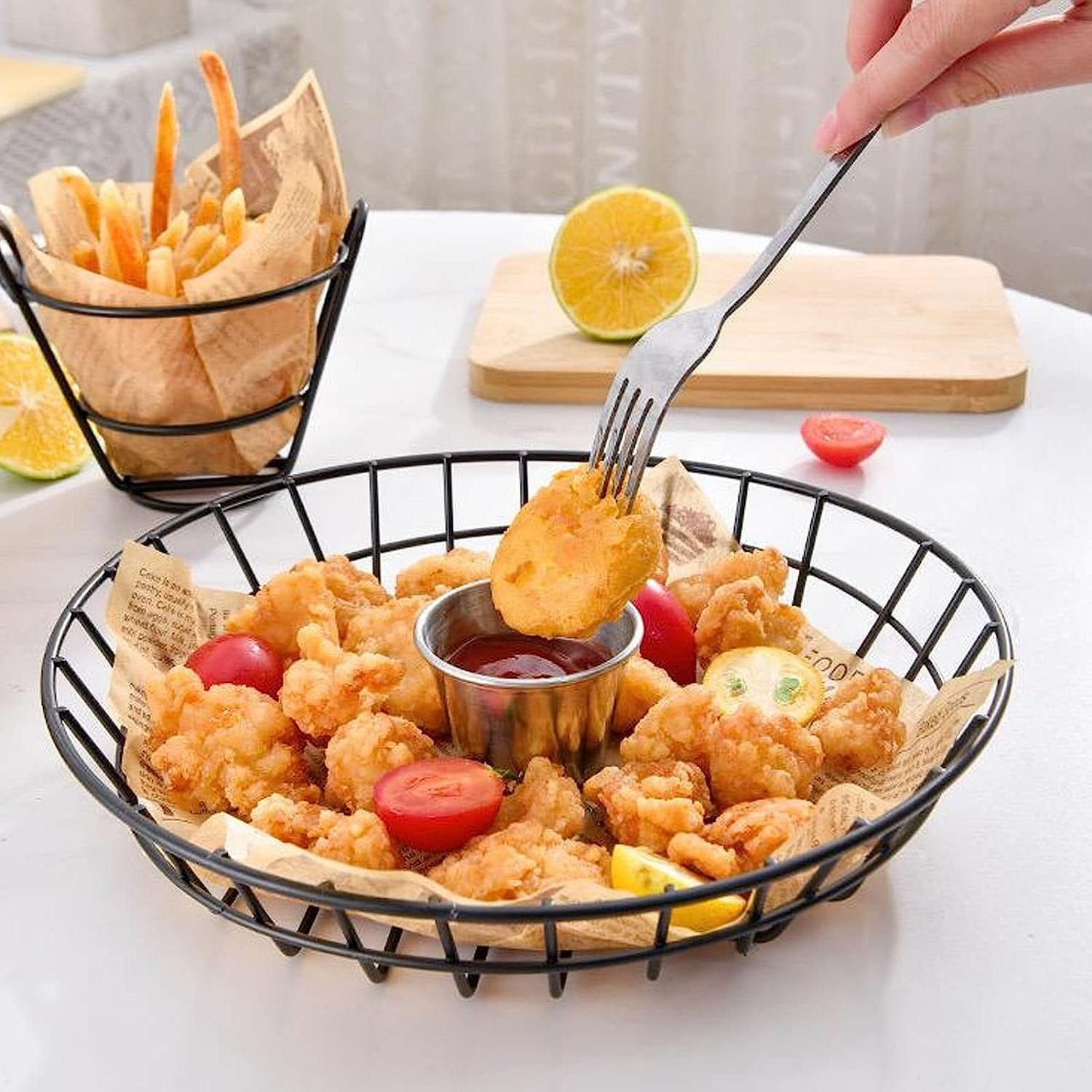 Fries Basket,french fries strainer/ holder _0