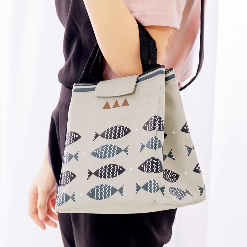 Waterproof Oxford Tote Lunch Bag _0