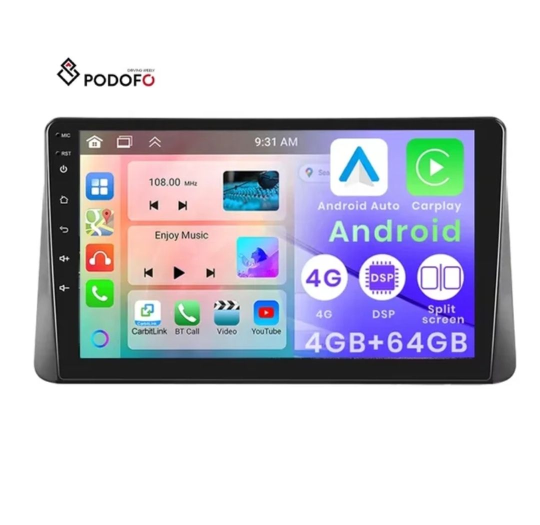 Rádio 10" android Ford Focus 2019-22 CARPLAY WIFI GPS 2/32GB_0