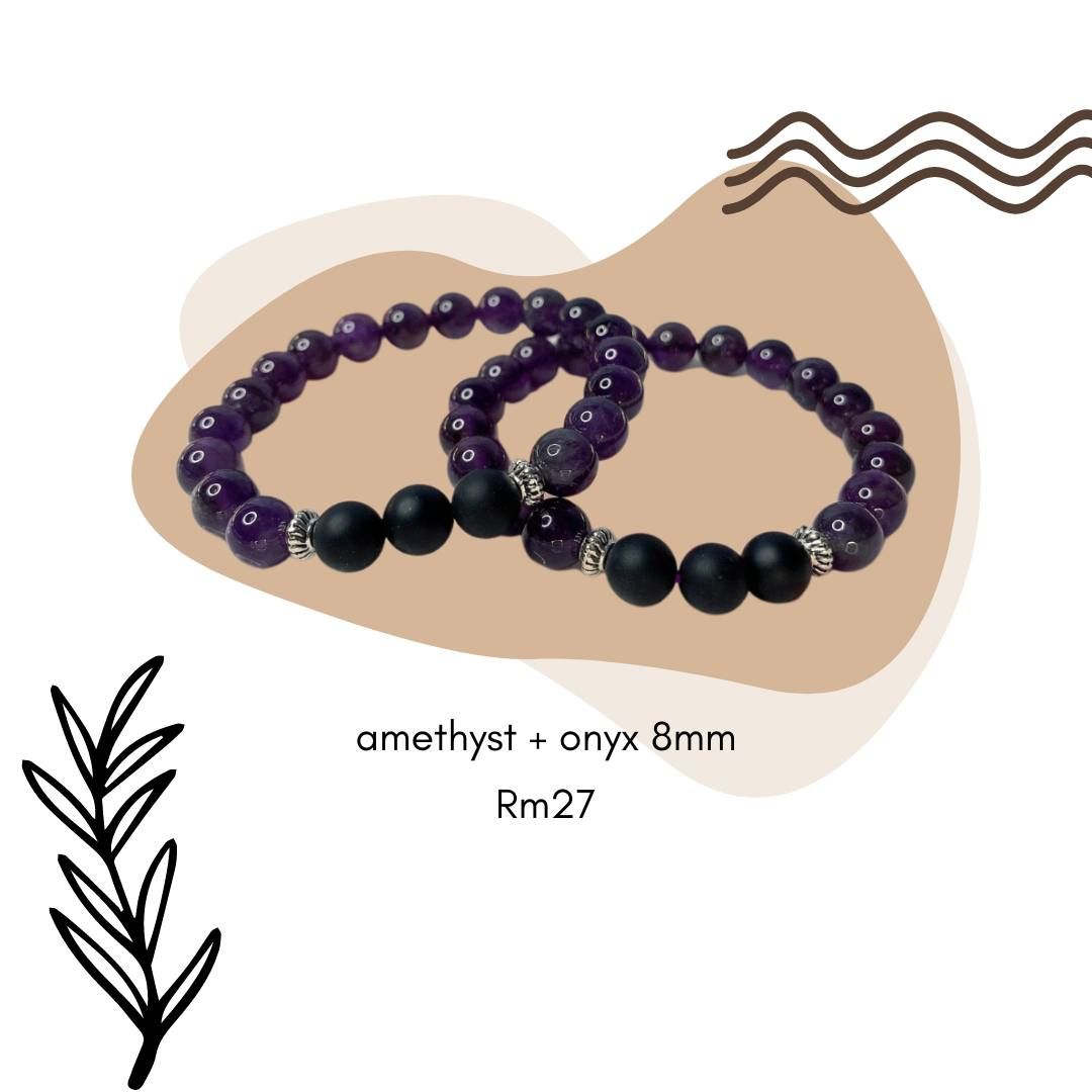 Amethyst + onyx 8mm_0