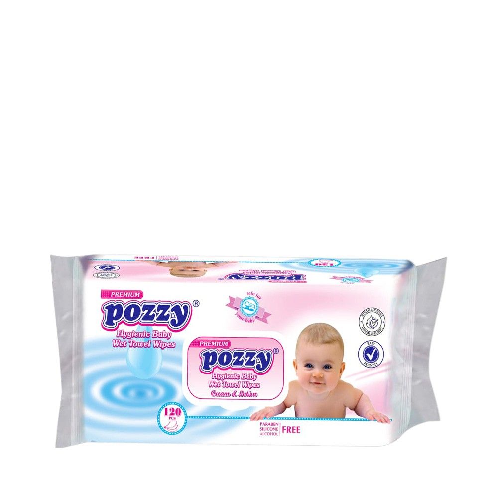 Pozzy Premium Hygienic Baby Wet Towel Wipes_0