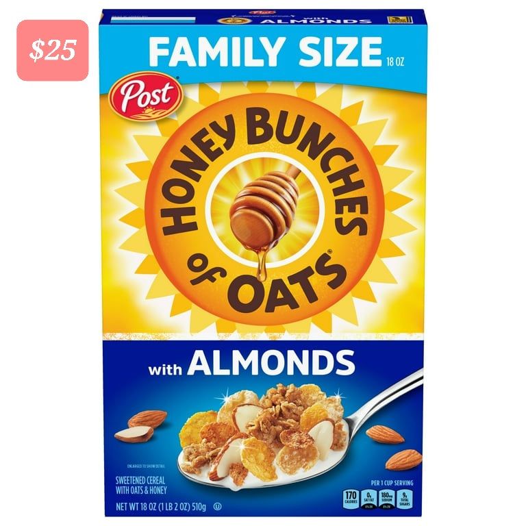 Post HONEY BUNCHES OF OATS with ALMONDS (FAMILY SIZE) 18oz_0