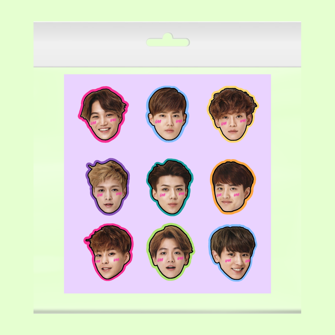 faces - sticker set_0