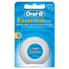 Oral-B Essential 50m Unwaxed Dental Floss_0