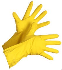 Multy Medium Rubber Latex Anti-Skid Gloves (color may vary)_0