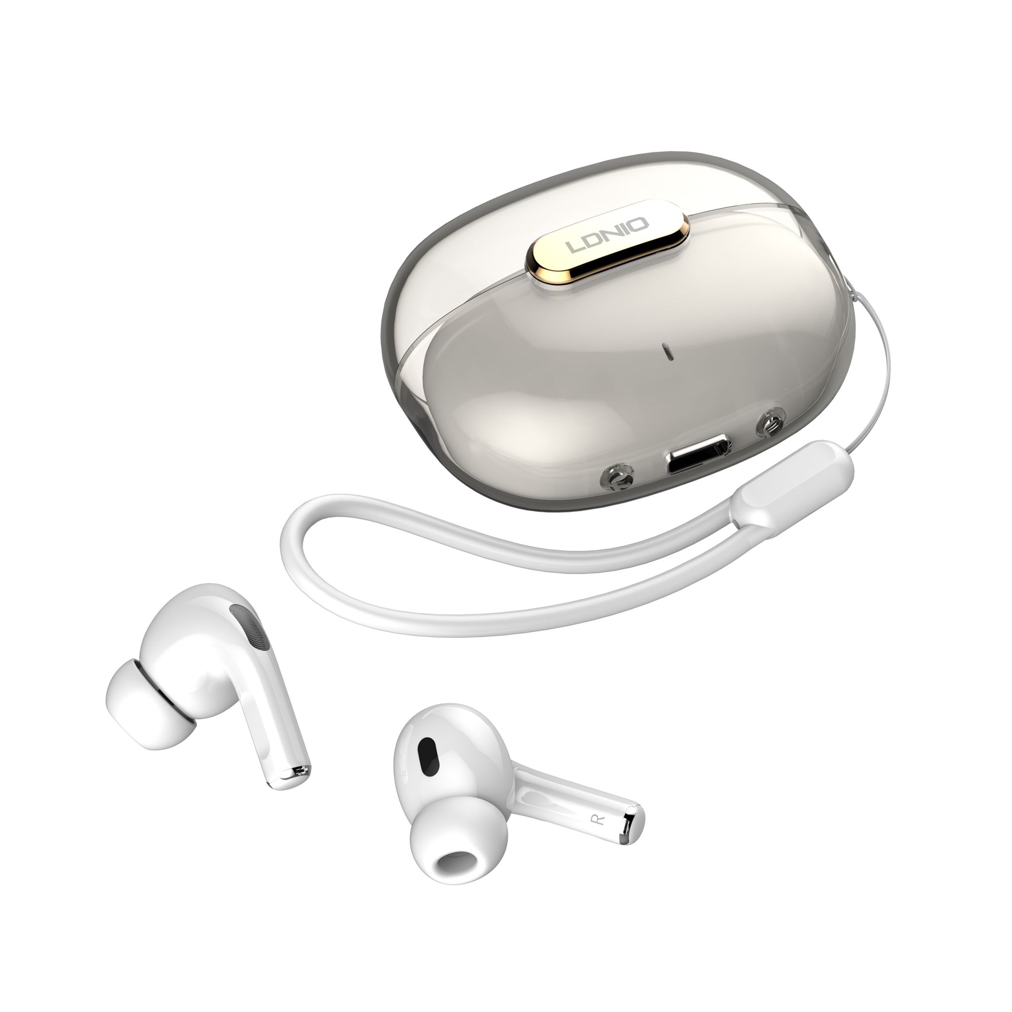 LDNIO Wireless Stereo Bluetooth Earbud in-ear Earphone T02 White_2