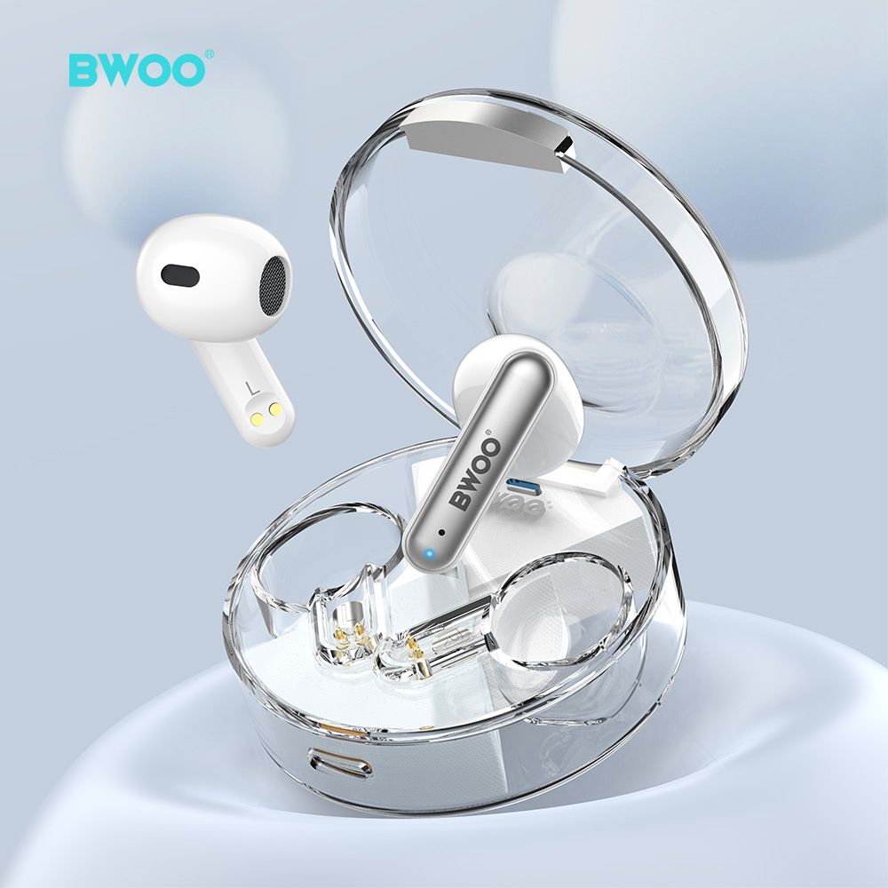 Bwoo Stereo Wireless Transparent headset for Gaming and HD calls, Gaming Wireless Headset_2