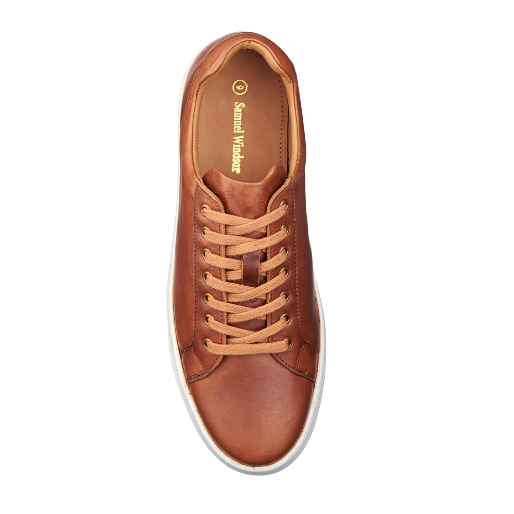 Leather trainer - Brown_1