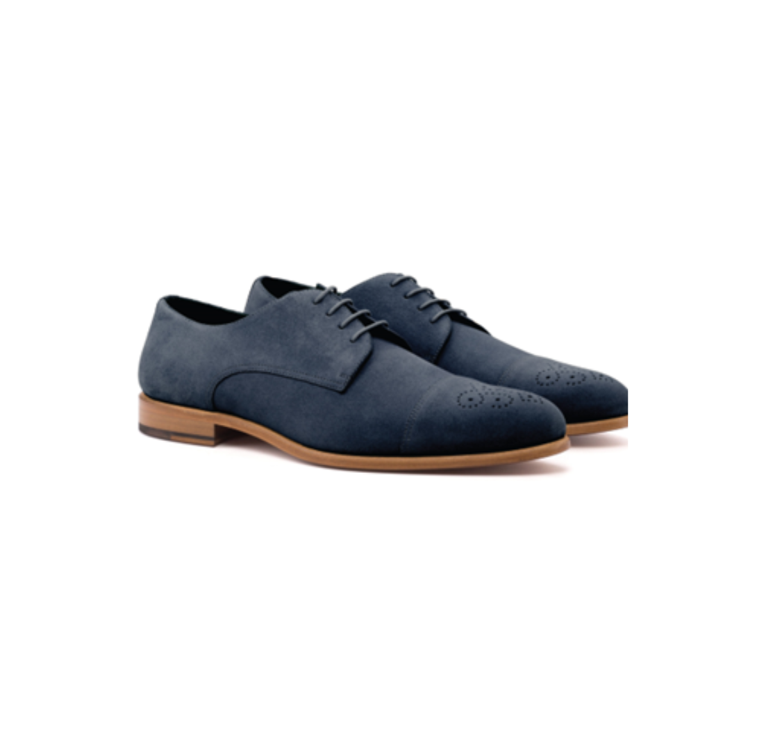 Suede Derby Navy_0