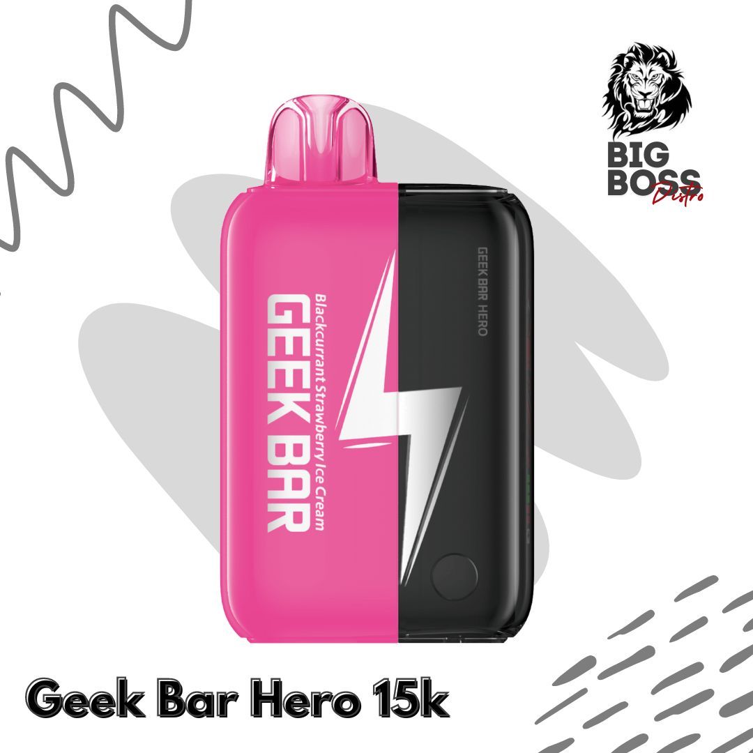 Wholesale Geek Bar Hero 15k Disposable Vape_0