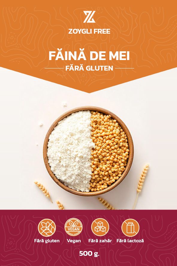 Făină de mei, fără gluten 500g_0