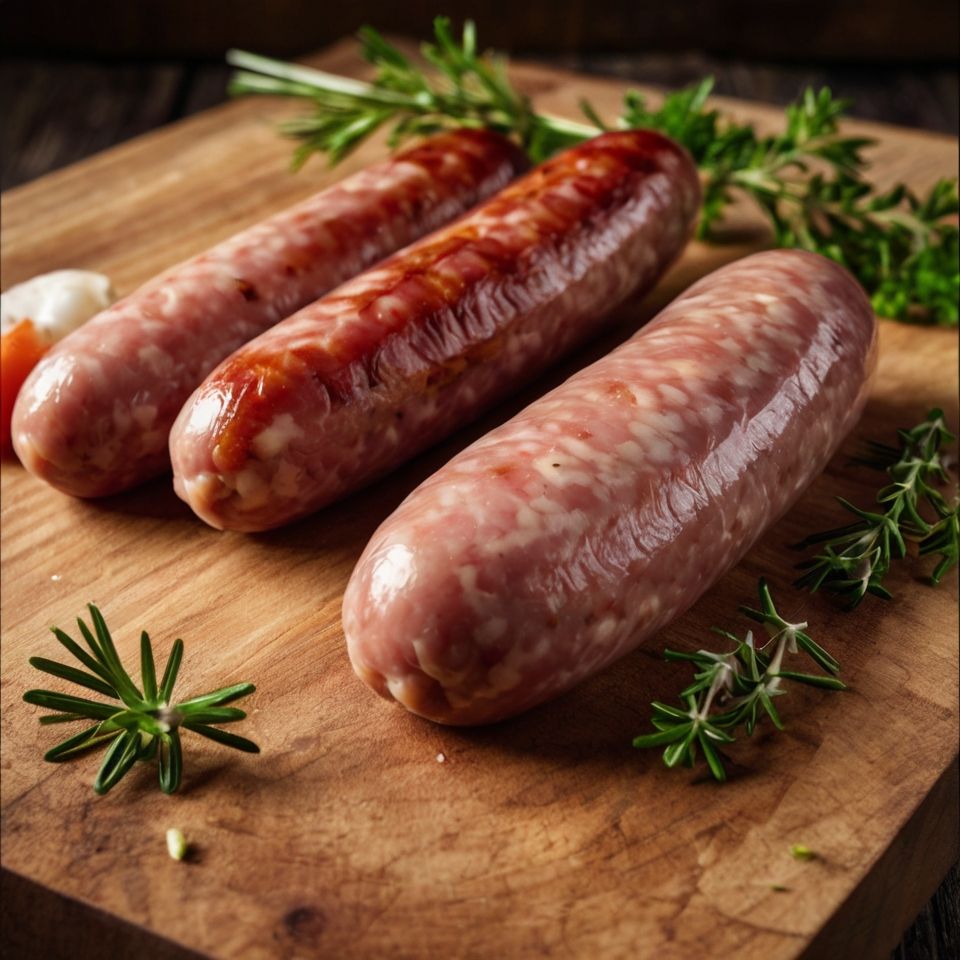 Cheddar Cheese Pork Sausages (80g/pc)_0