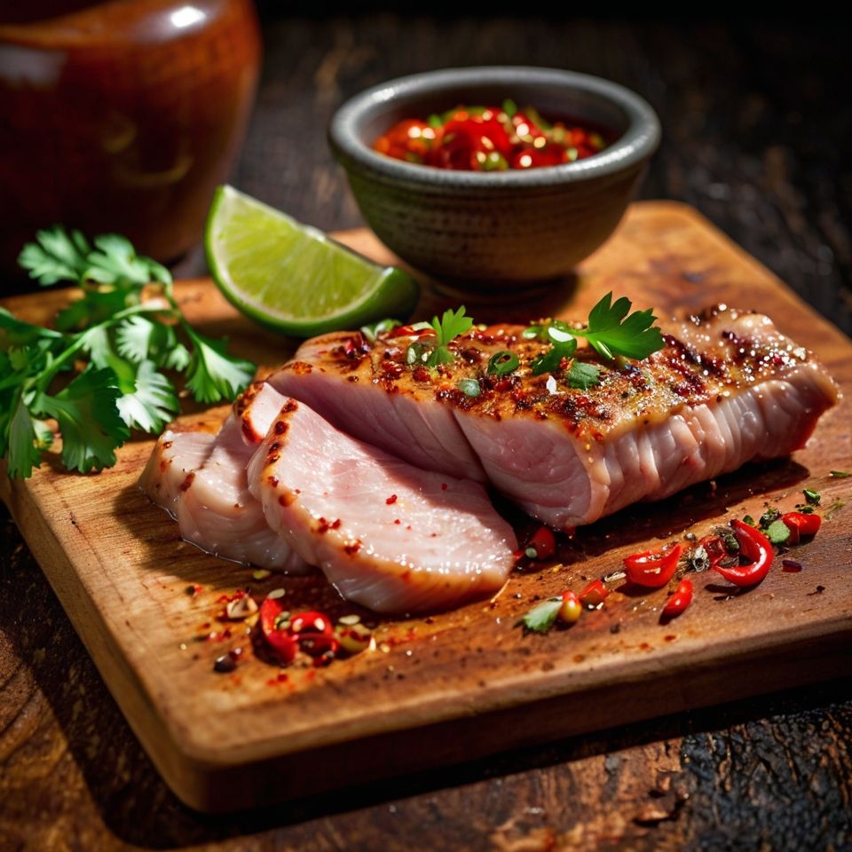 Mexican Pork Jowl (Marinated) - S$2.68/100g_2