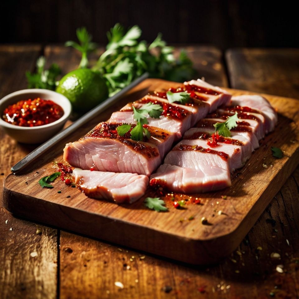 Mexican Pork Jowl (Marinated) - S$2.68/100g_1