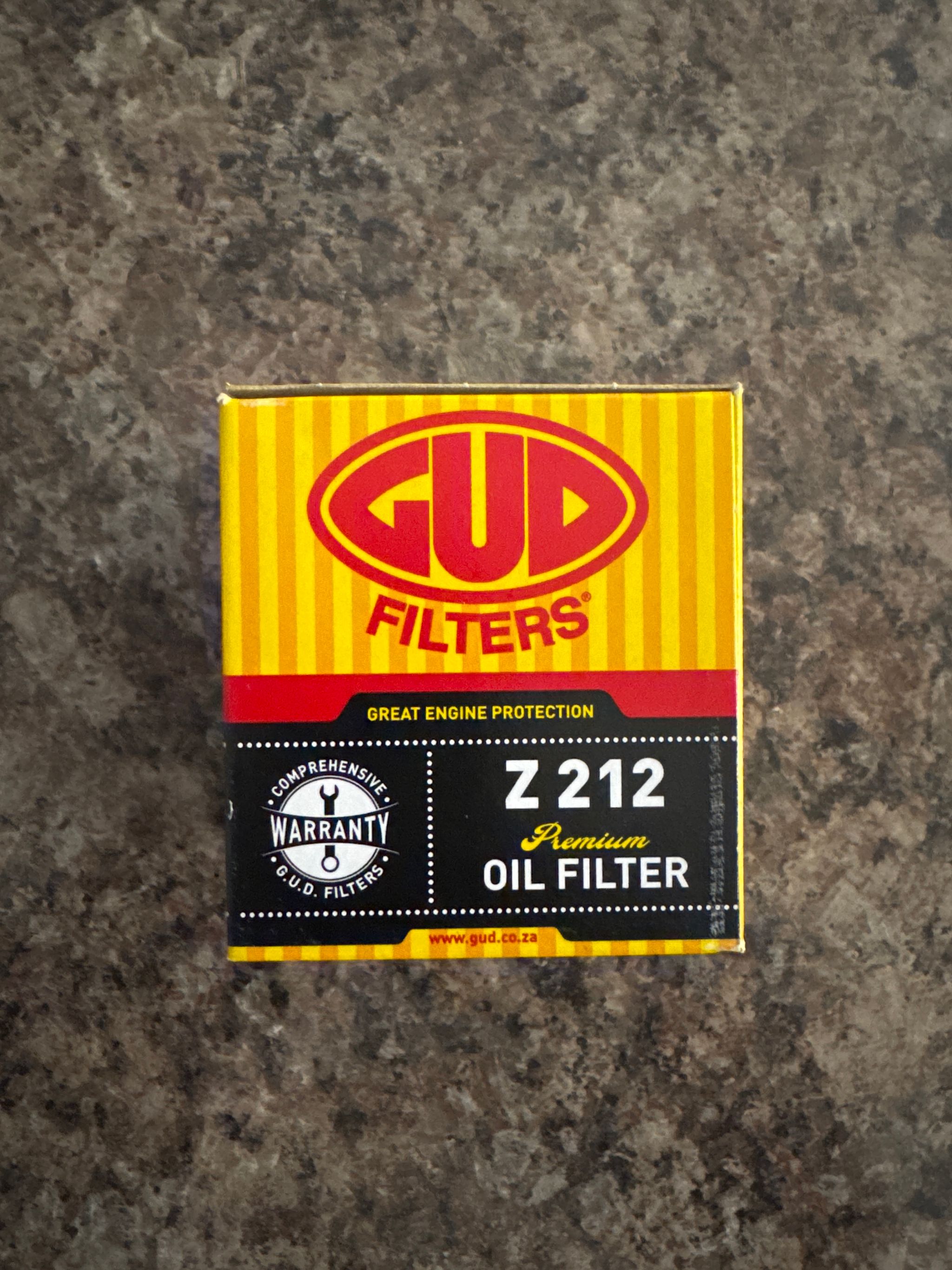 GUD Oil Filter Z212_0