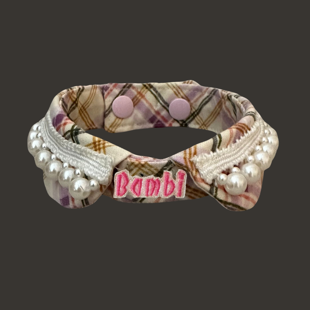 Bling Pearl Cutesy Pet Collar_1