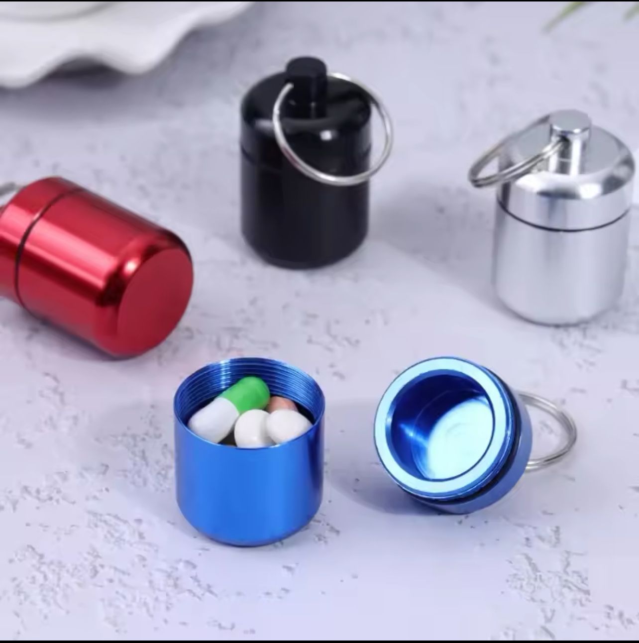 Porte-Clés de Rangement pour Médicaments_0