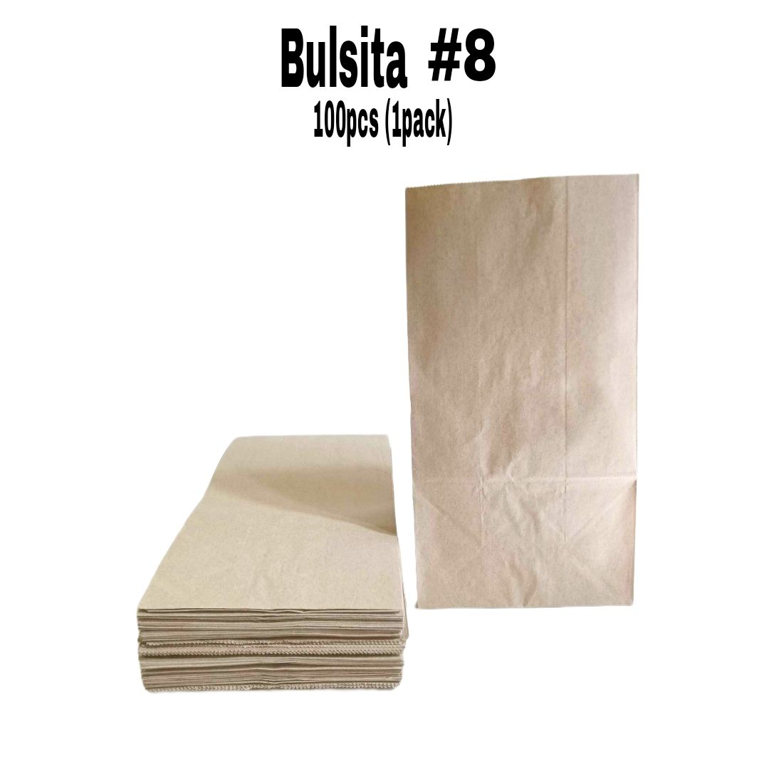 Bulsita #8 (Brown Kraft) (100pcs/pack)_0