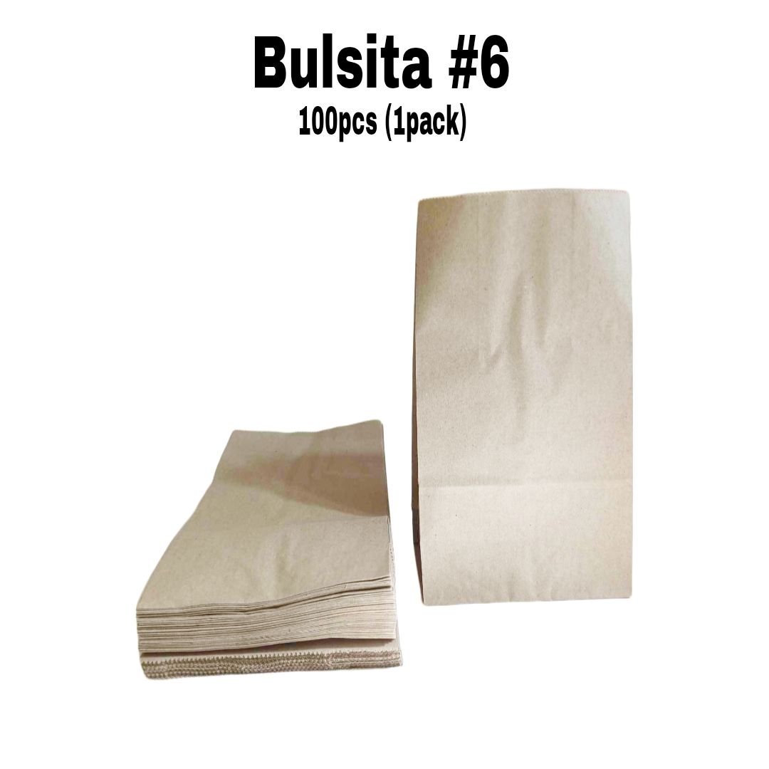 Bulsita #6 (Brown Kraft) (100pcs/pack)_0