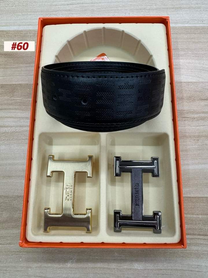 Hermes 3 piece belt set_3