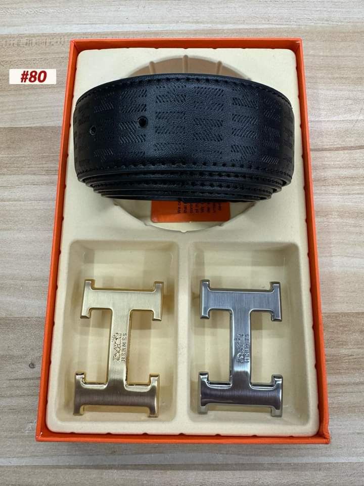 Hermes 3 piece belt set_9