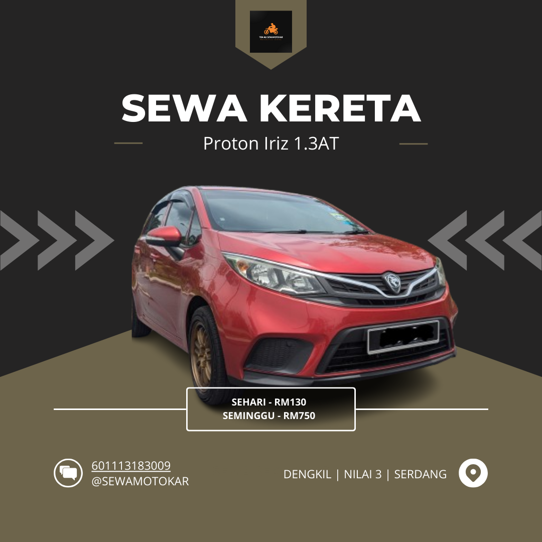 Sewa Proton Iriz 1.3 CVT_0