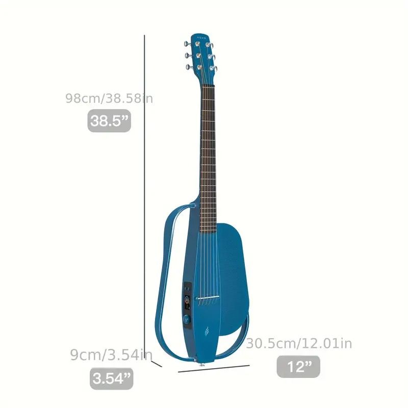 Acoustic Electric Carbon Fiber Travel Guitar NEXG SPECIAL Smart Guitarra with 30W Wireless Speaker, Thickened Gig Bag, Charging Cable, and Adjusting Wrench 96.52 cm_1