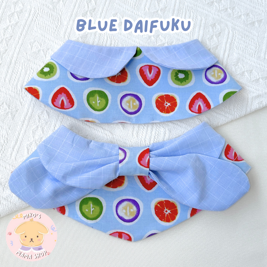 Blue Daifuku Ribbon Collar (Premium)_0