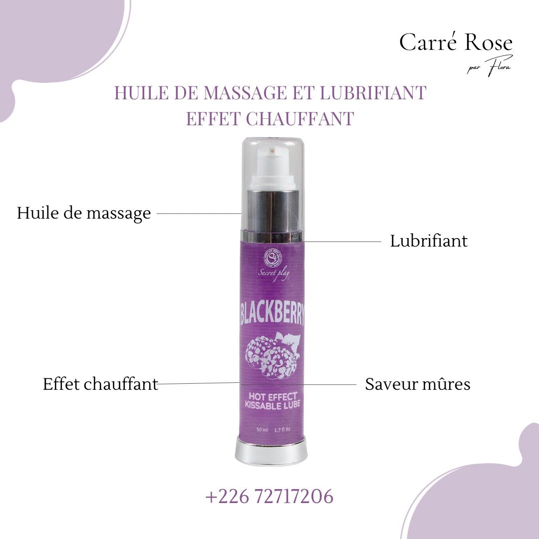 2 en 1 : Lubrifiant + Huile de massage effet chauffant _1