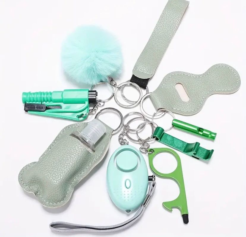 9 piece self defence keychain_2