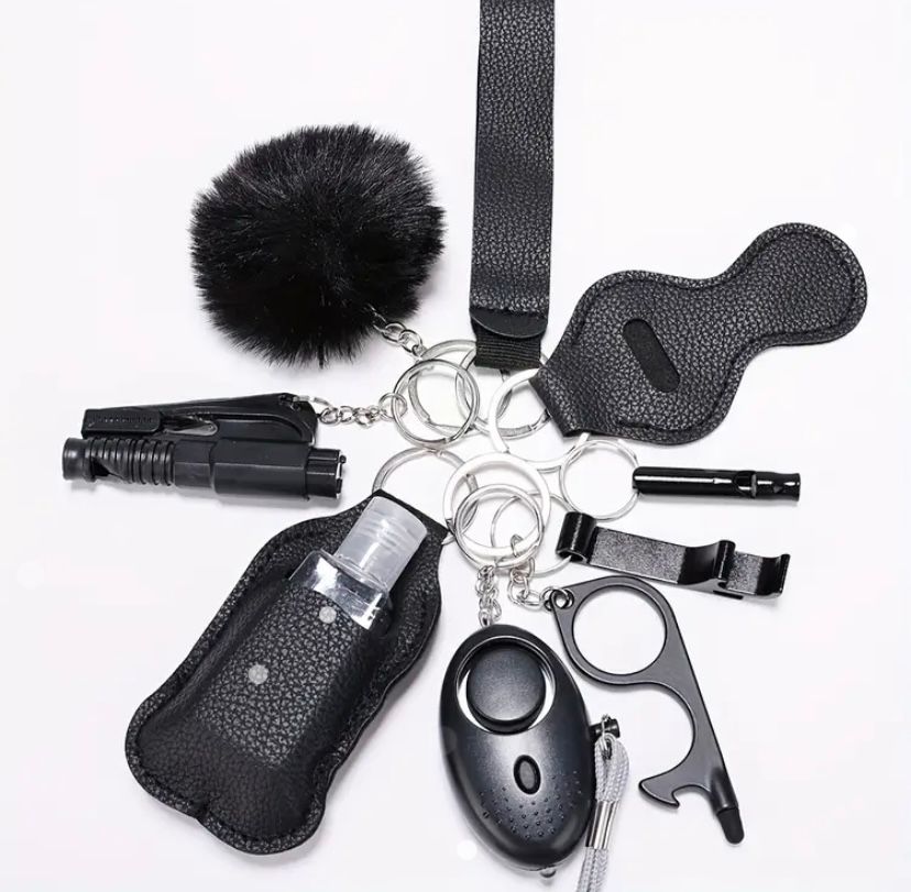 9 piece self defence keychain_1