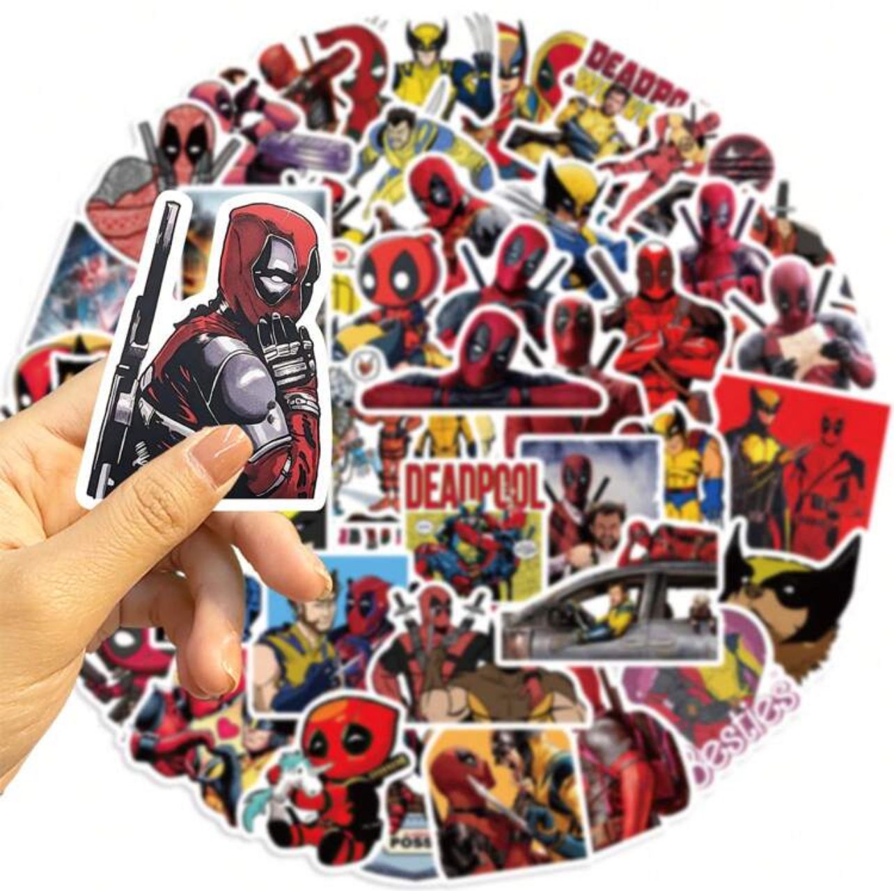 Mini Stickers Wolverine et Deadpool_3