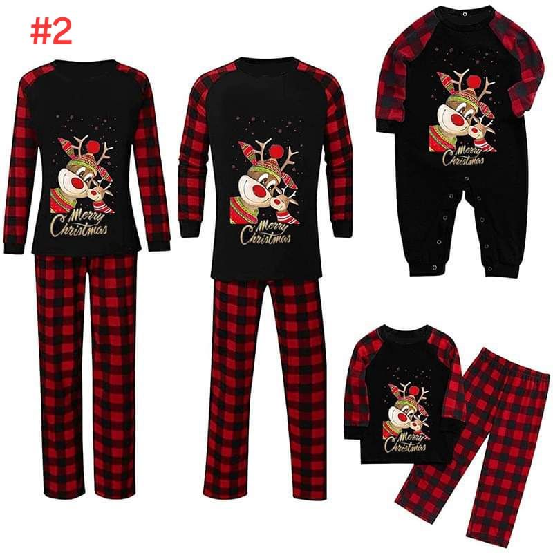 Plaid & Black Merry Christmas PJ_3