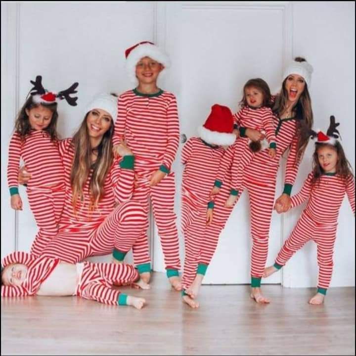 Candy Cane Striped PJ_2