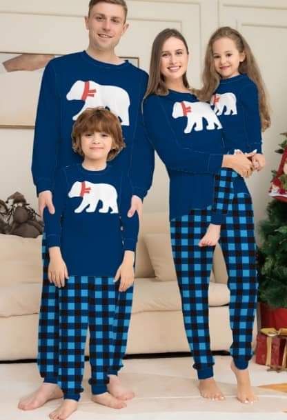 Cute PJs with Polar Bear Design _1