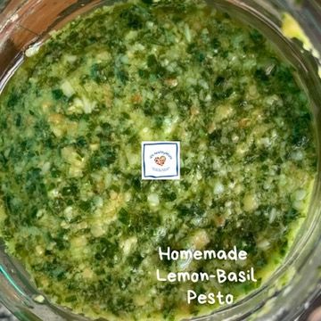 Homemade Lemon Basil Pesto_0