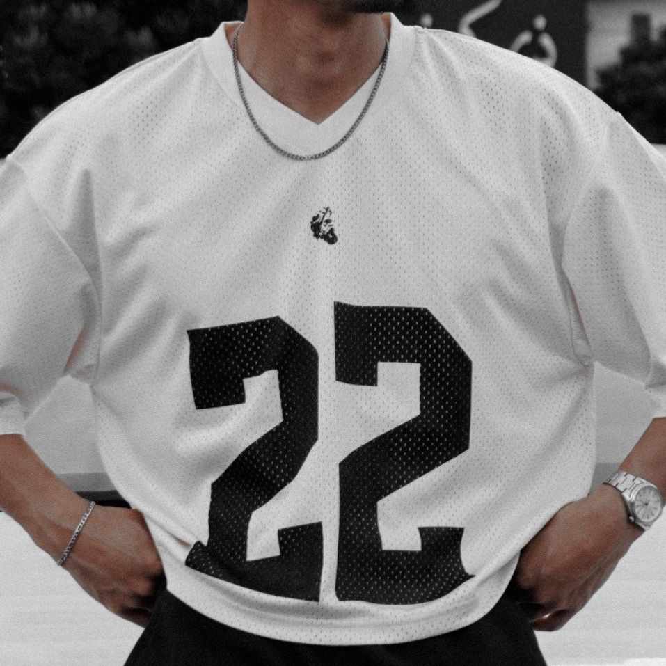 Inaugural 22 Cropped Jersey in Cream_2