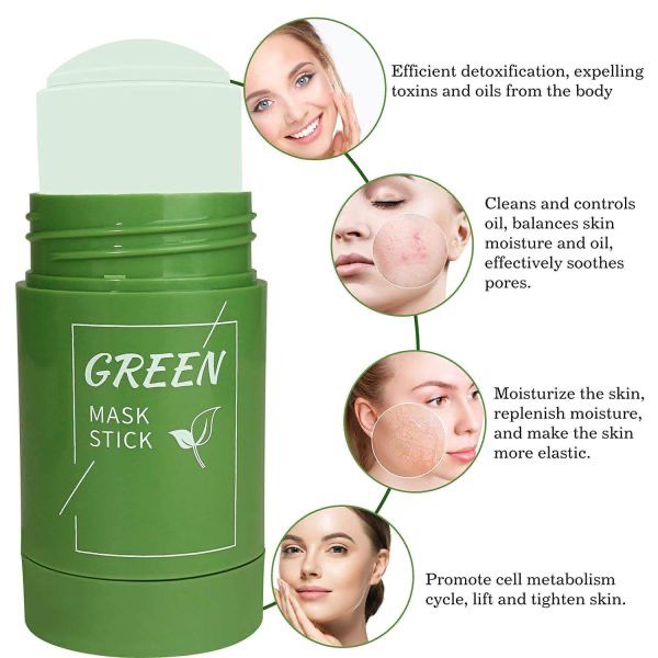 Green Tea Cleansing Mask Purifying Clay Stick_4