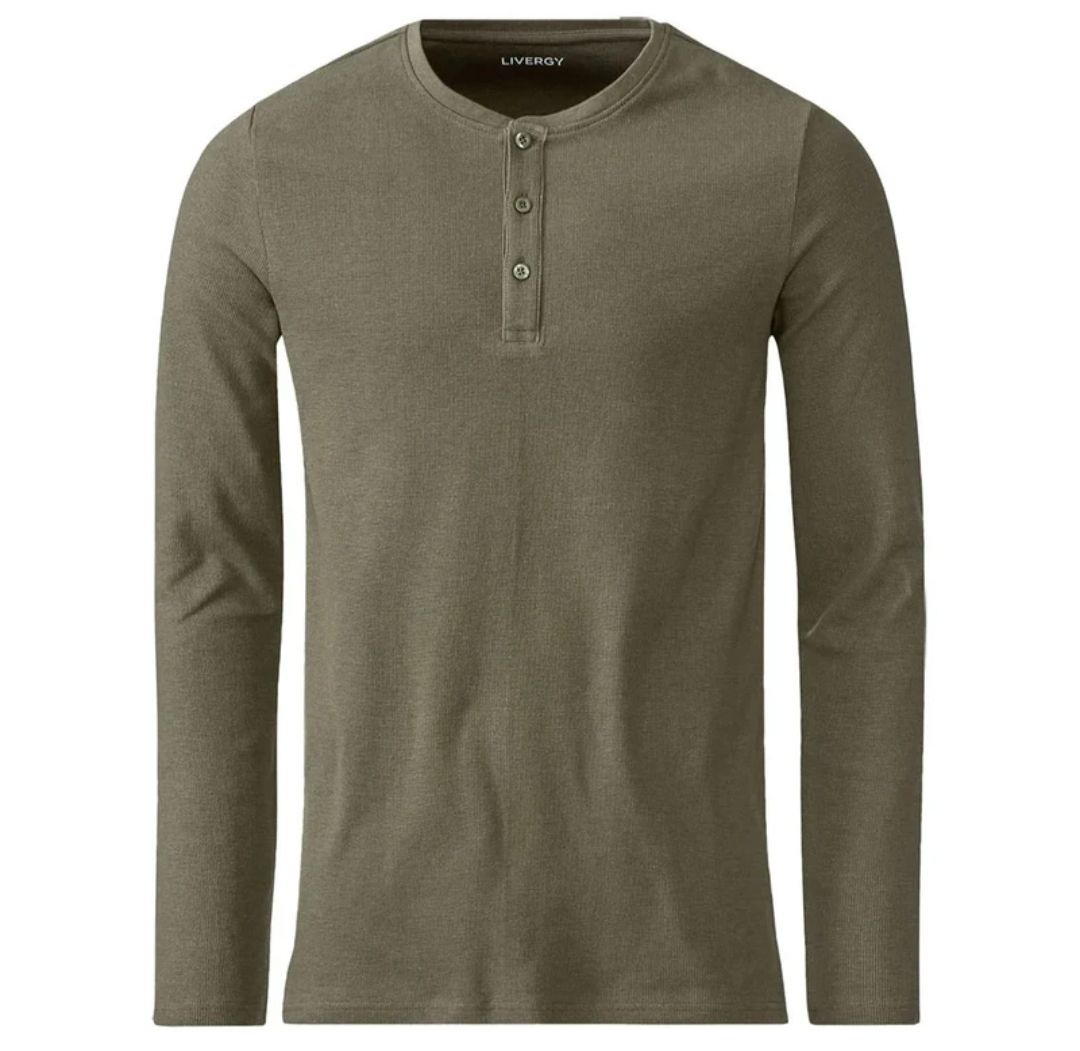 LIVERGY® Men's long-sleeved T-shirt_0