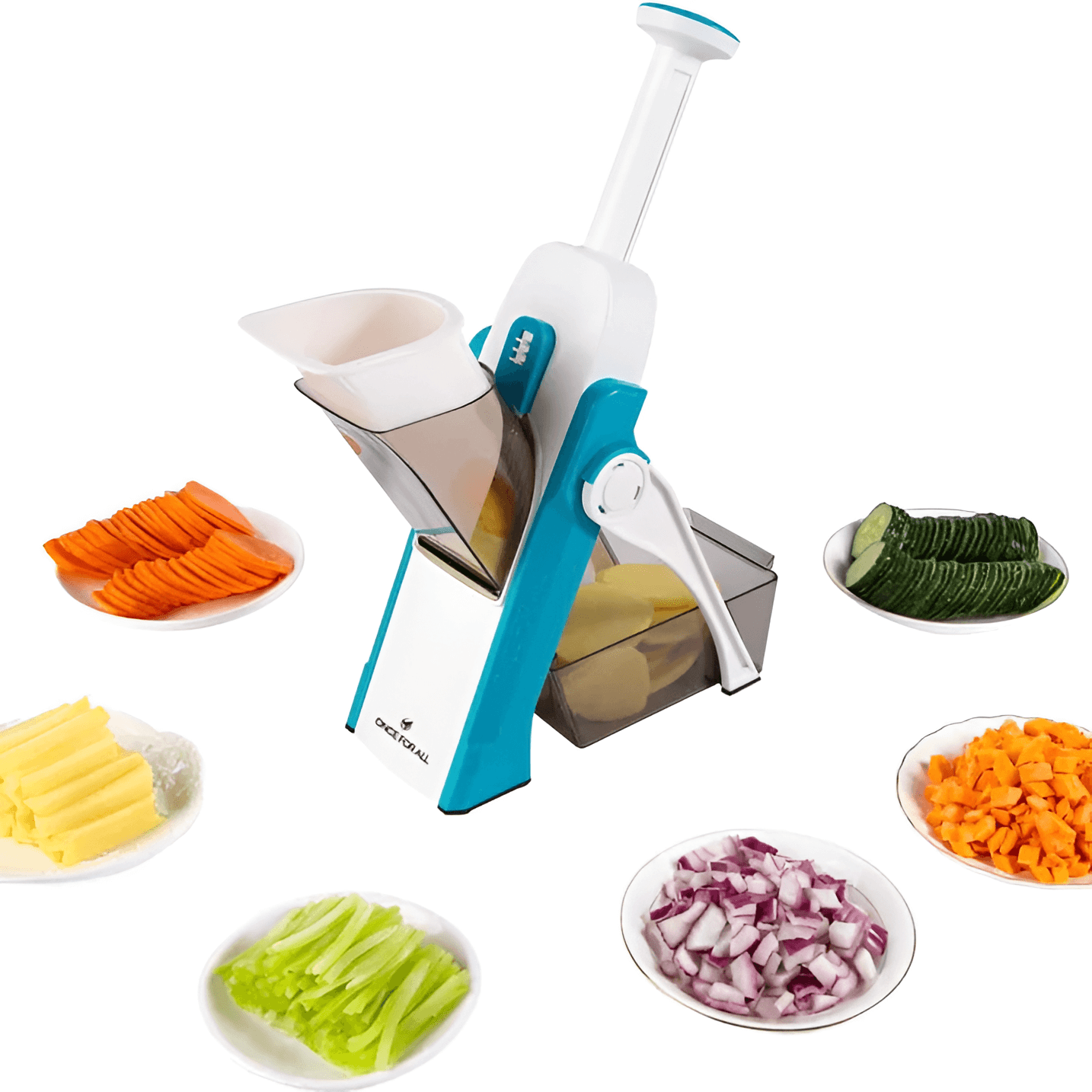 5 In 1 Multi-Purpose Vegetable Chopper Slicer Adjustable Vegetable Cutter Safe for Kitchen_1