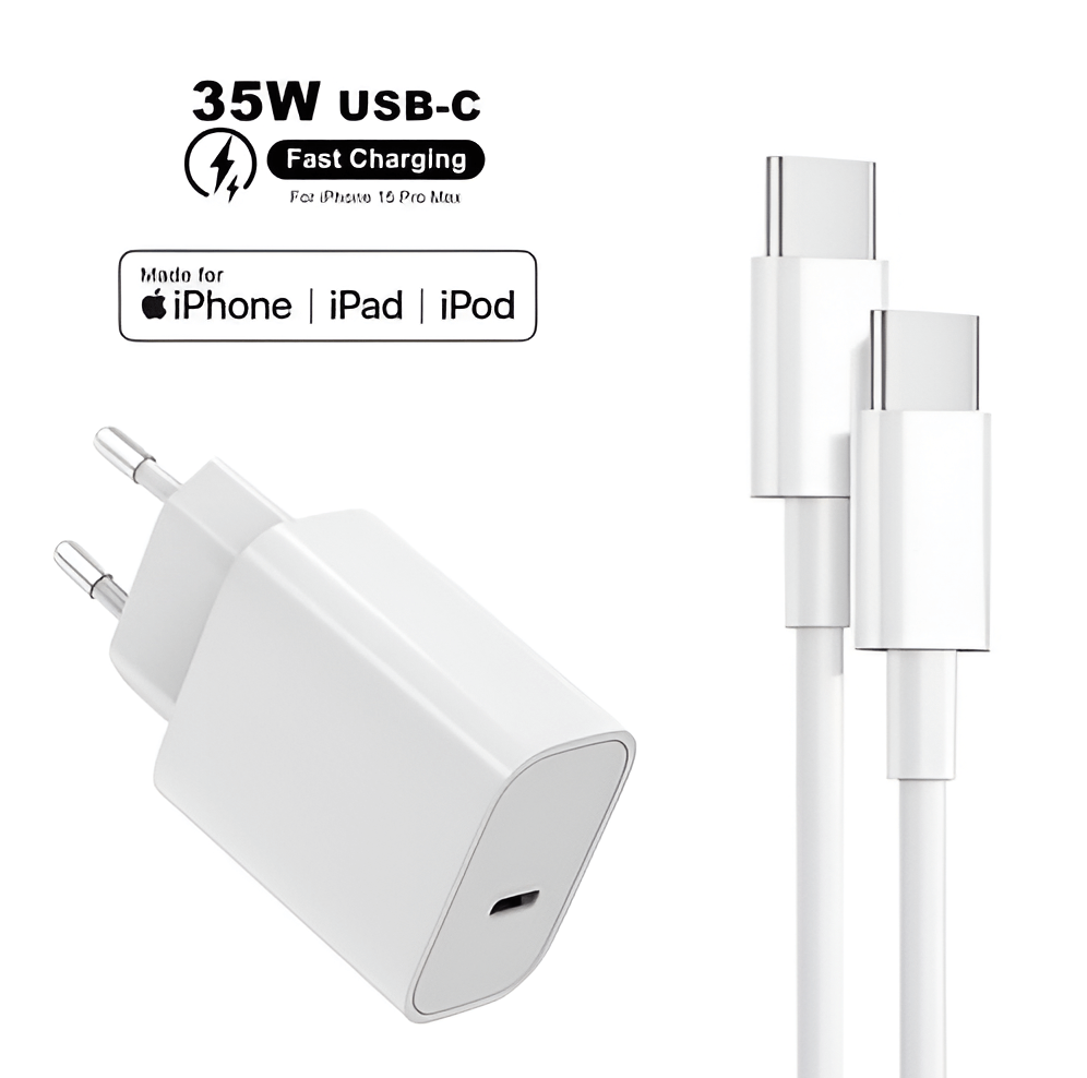 35W PD Adapter Charger USB-C to Lightning Cable For iPhone 15_2