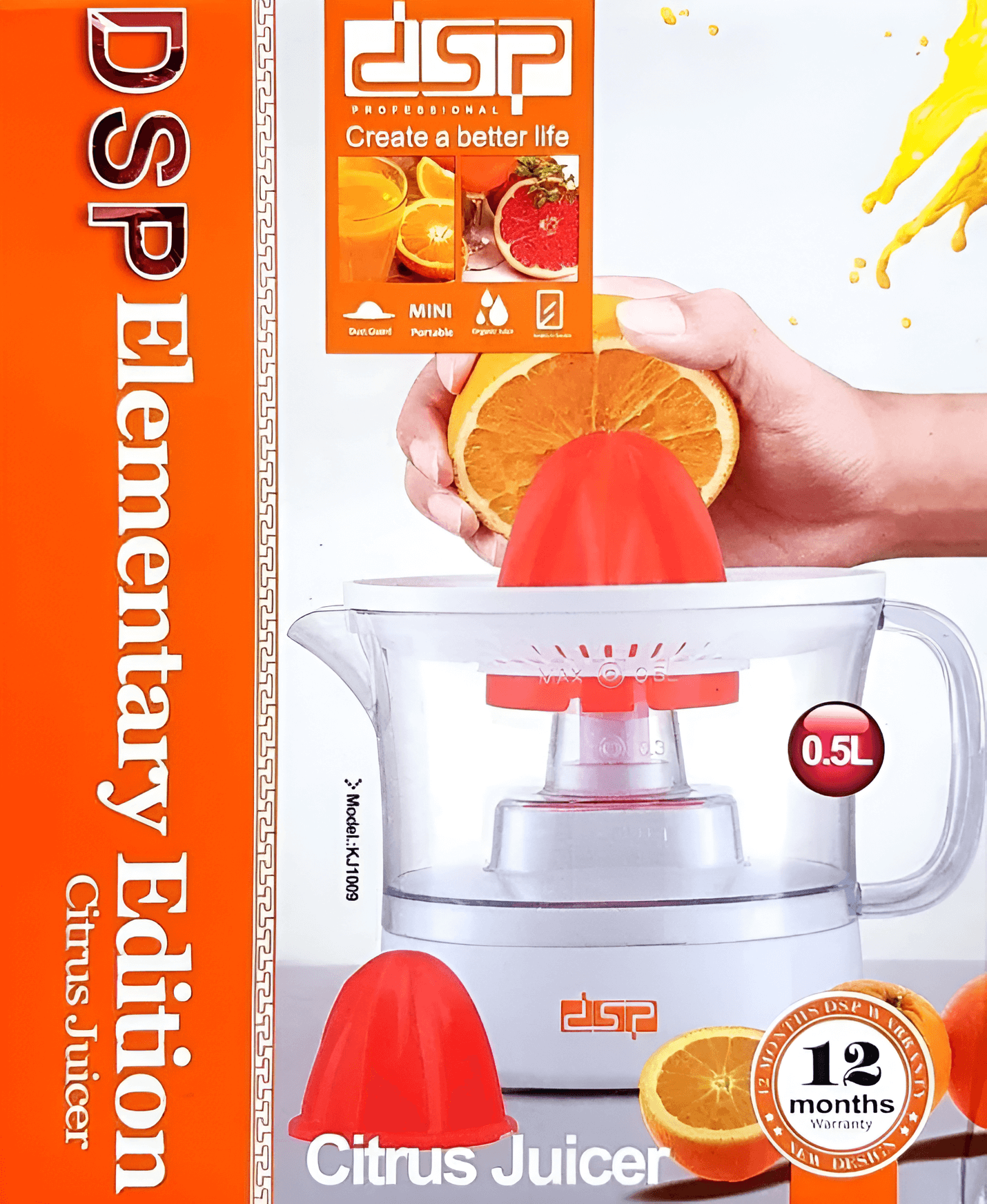 DSP Citrus Orange Juicer Model KJ1009_1