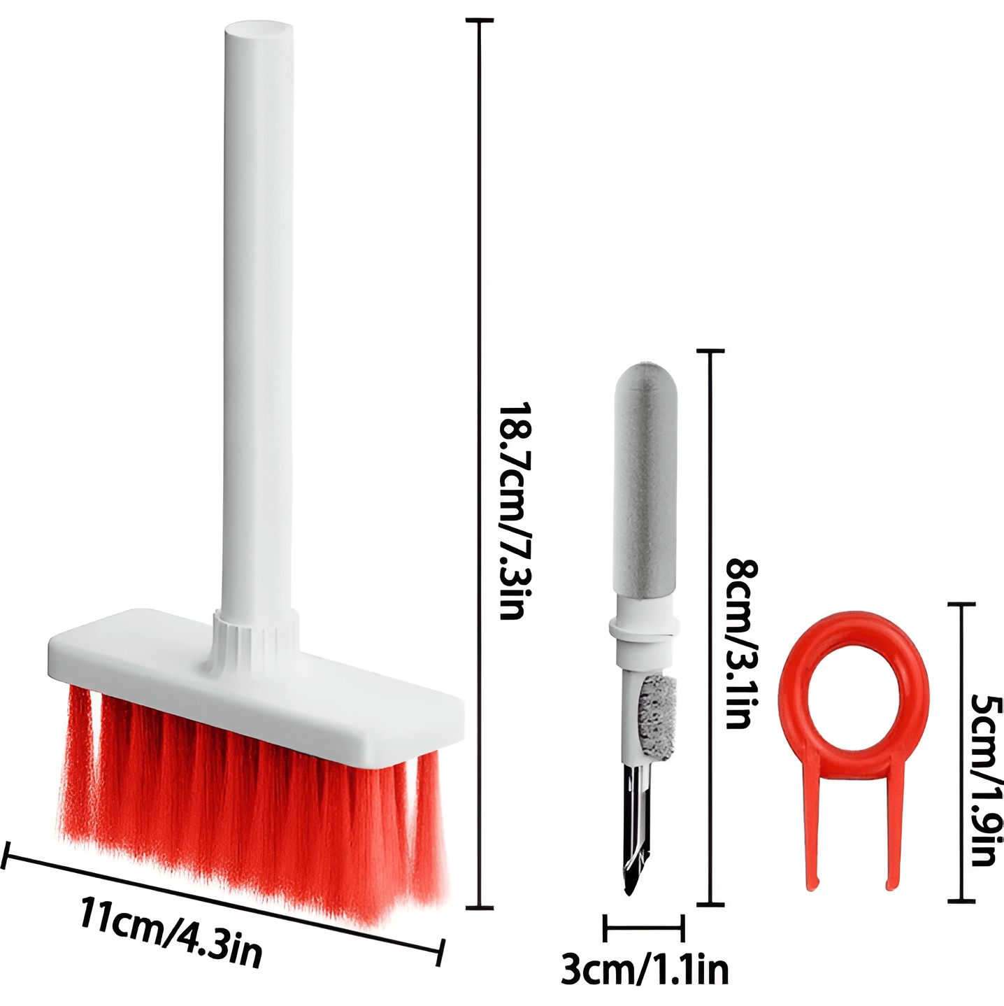 Earphone & Keyboard Cleaner Brush 5 In 1_6