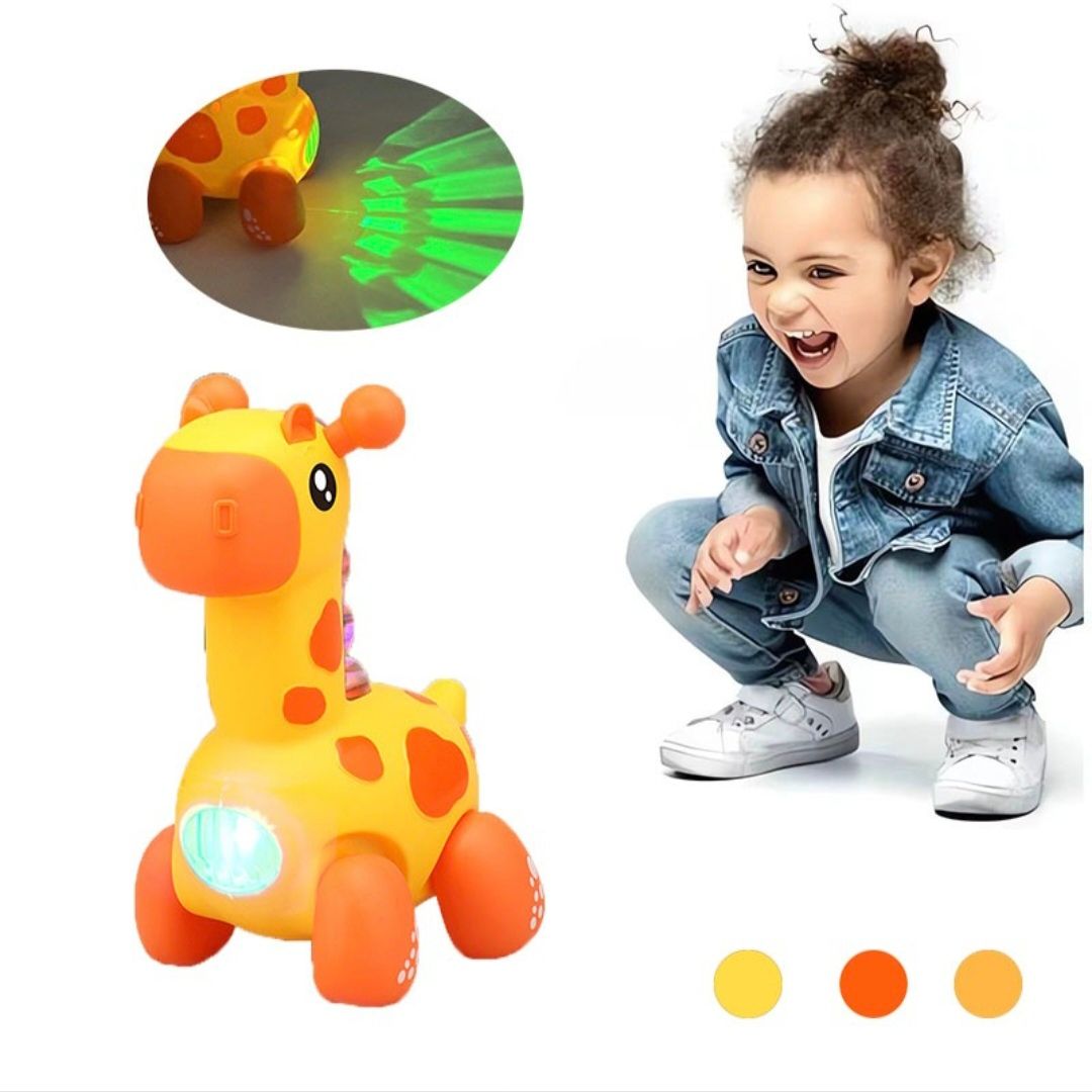 Jolie girafe avec musique et lumière Enfant  à partir de 6 mois+_1