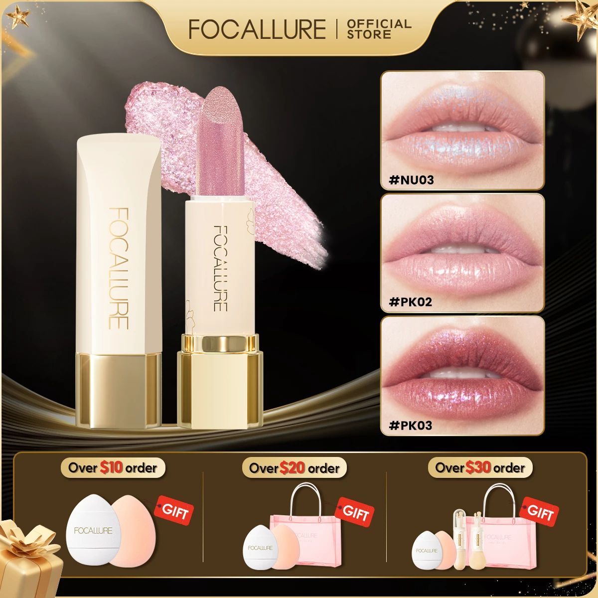 FOCALLURE Diamond Shiny Lipstick 💄_0